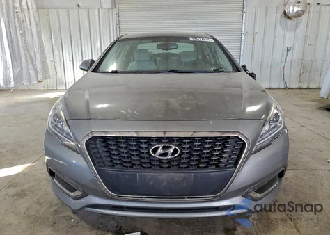 2017 Hyundai Sonata Hybrid из США, поврежденный, VIN KMHE24L34HA065352